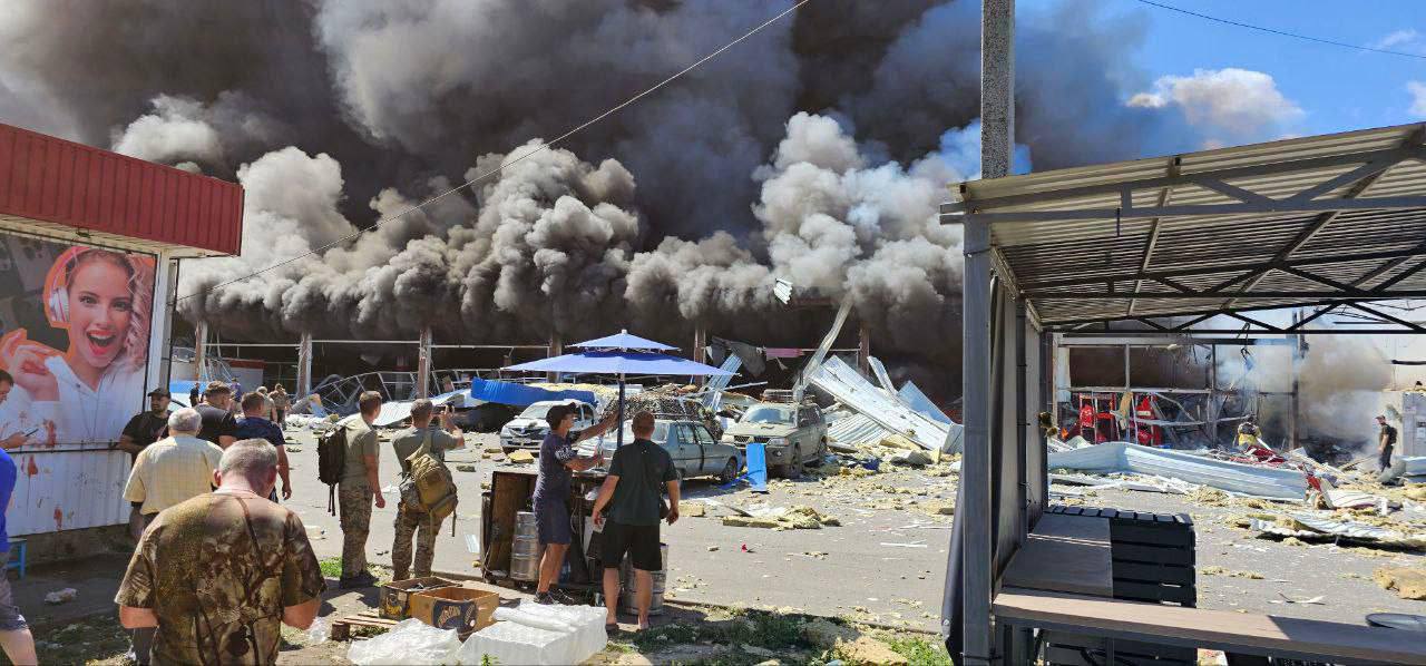 Russian attack against supermarket in Donetsk Oblast's Kostiantynivka kills 14, injures 43