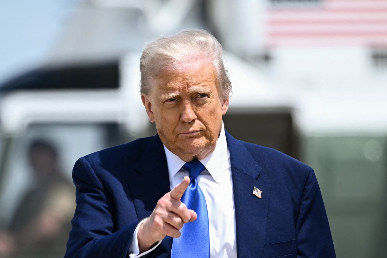 Trump says he's returning to US, expects to meet Putin 'as soon as we can set it up'